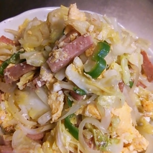 ☆スパムで♪　簡単野菜炒め☆